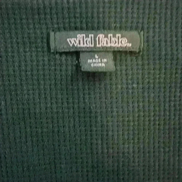 Green Wild Fable Crop Top Large - Picture 3 of 3